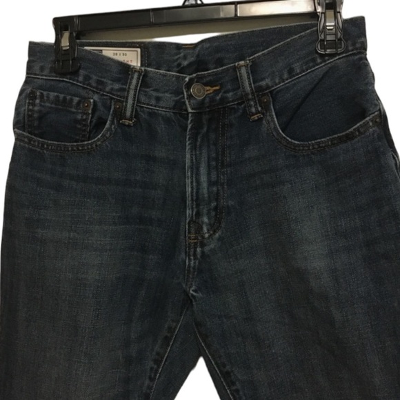 Gap Dark Wash Denim Straight Leg Jeans Straight Vintage Sahara - Picture 3 of 10